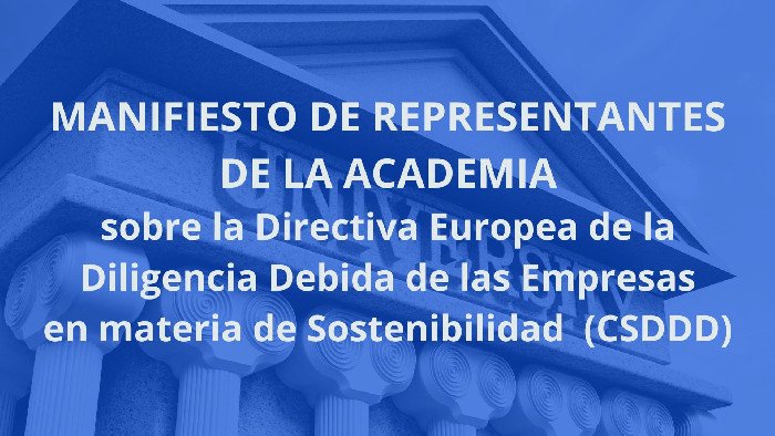 La Academia Internacional se une para pedir la aprobación de una ley europea de Diligencia Debida Empresarial, ambiciosa, en un momento clave