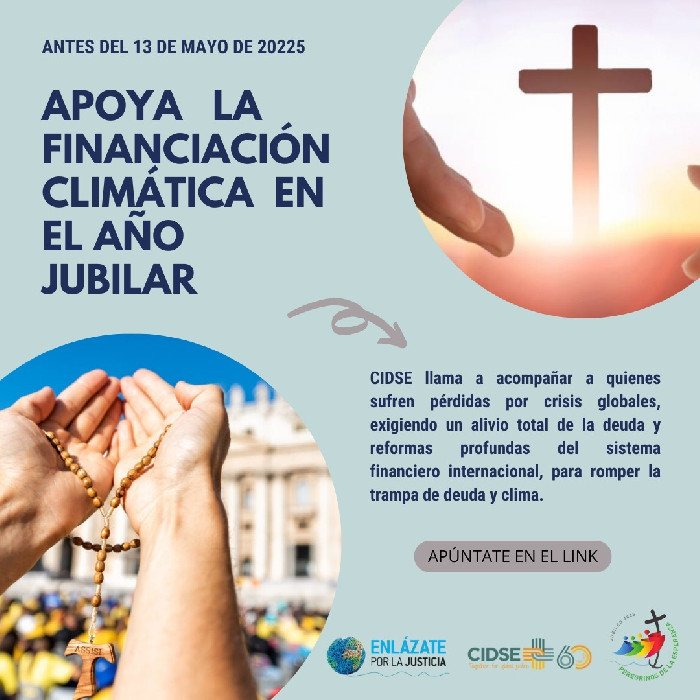 Apoya la financiación climática en el Año Jubilar