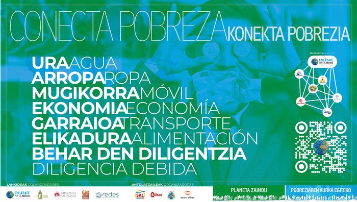 La exposición itinerante #ConectaPobreza llega a Metro Bilbao