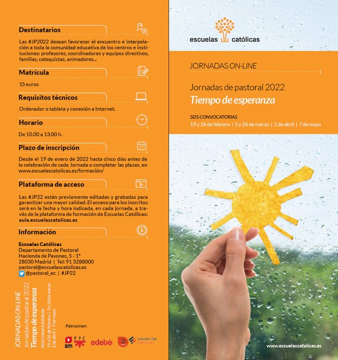 Participación en las jornadas pastorales "Tiempo de esperanza"