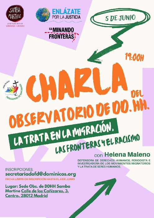 La trata en la migración, las fronteras y el racismo.